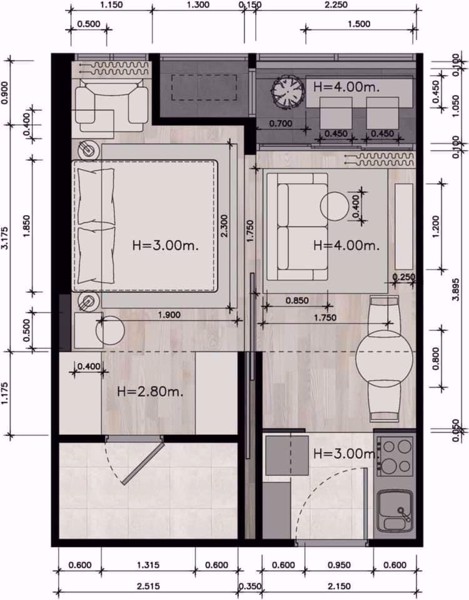 Picture of 1 bed Condo in Ashton Asoke Khlong Toei Nuea Sub District C09421