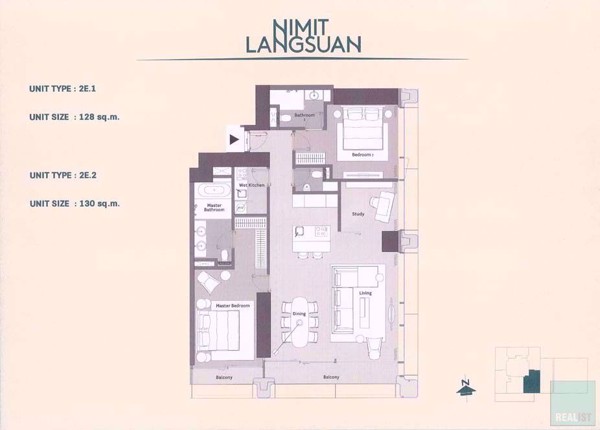 Picture of 3 bed Condo in Nimit Langsuan Lumphini Sub District C012518