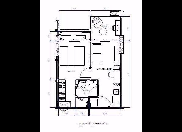 รูปภาพ 1 ห้องนอน Condo ในโครงการ Centric Ratchayothin Latyao Sub District C014345