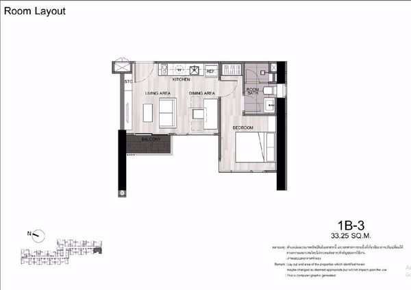 Picture of 1 bed Condo in The Line Sukhumvit 101 Bangchak Sub District C10825