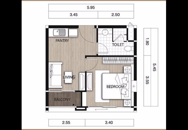 Picture of 1 bed Condo in Click Condo Sukhumvit 65 Phrakhanongnuea Sub District C015017